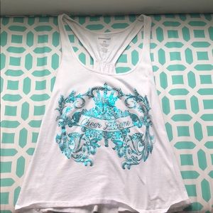 White Cheer Extreme Allstars tank top